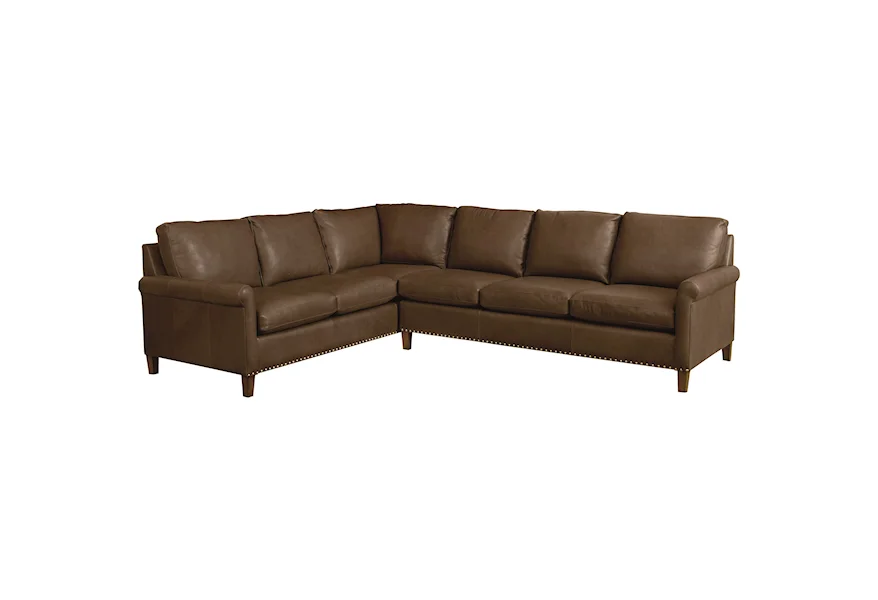 Wellington 2-Piece Sectional by Bassett at Esprit Decor Home Furnishings